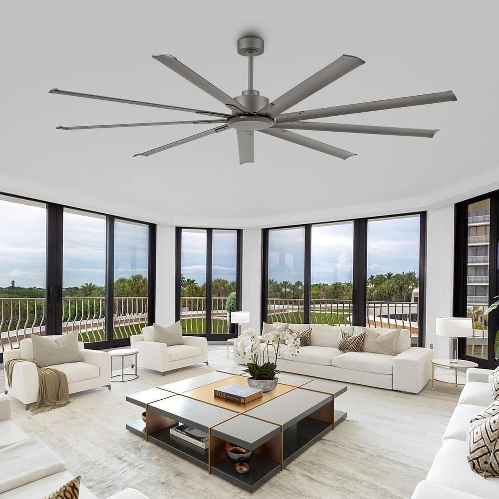 84 in. 96 in. 9 aluminium blades DC Motor Indoor Ceiling Fan & Remote