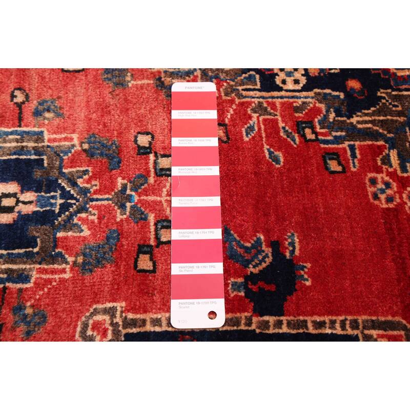 ECARPETGALLERY Hand-knotted Melis Red Wool Rug - 5'4 x 7'6