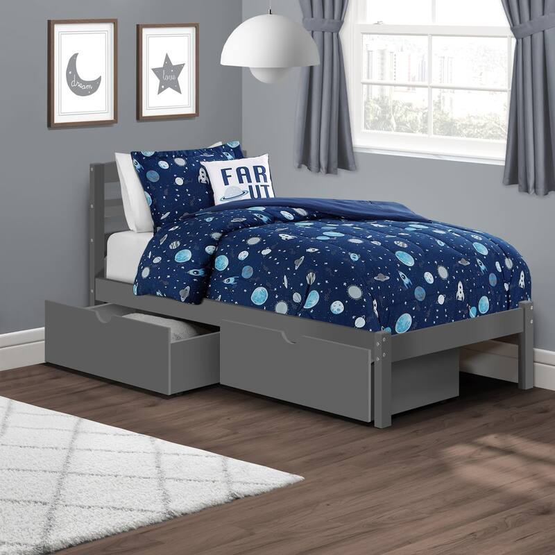 P'kolino Twin Bed with trundle bed