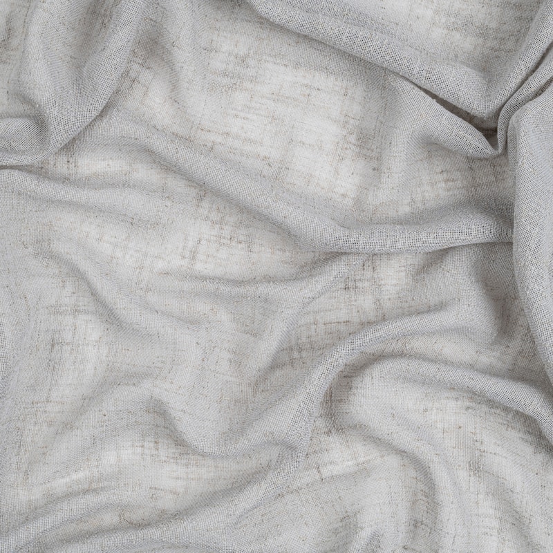 Shannon Premium Slubbed Linen Crescent Curtain Valance
