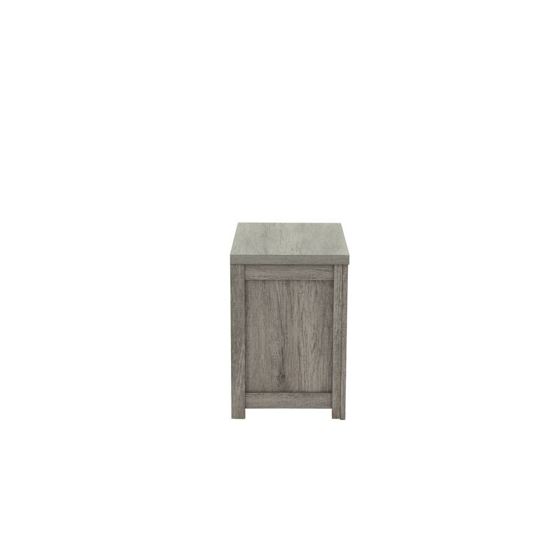 Light Gray Oak Nightstand