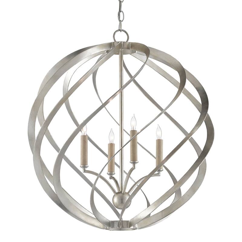Currey & Company Roussel Orb Chandelier - 26.25"h x 24"dia