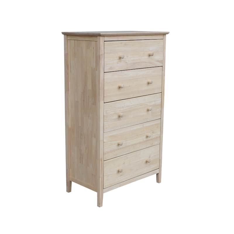 International Concepts Solid Wood Bedroom Dresser