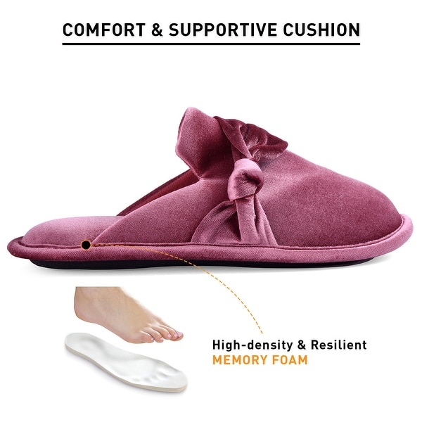 womens velvet house slippers