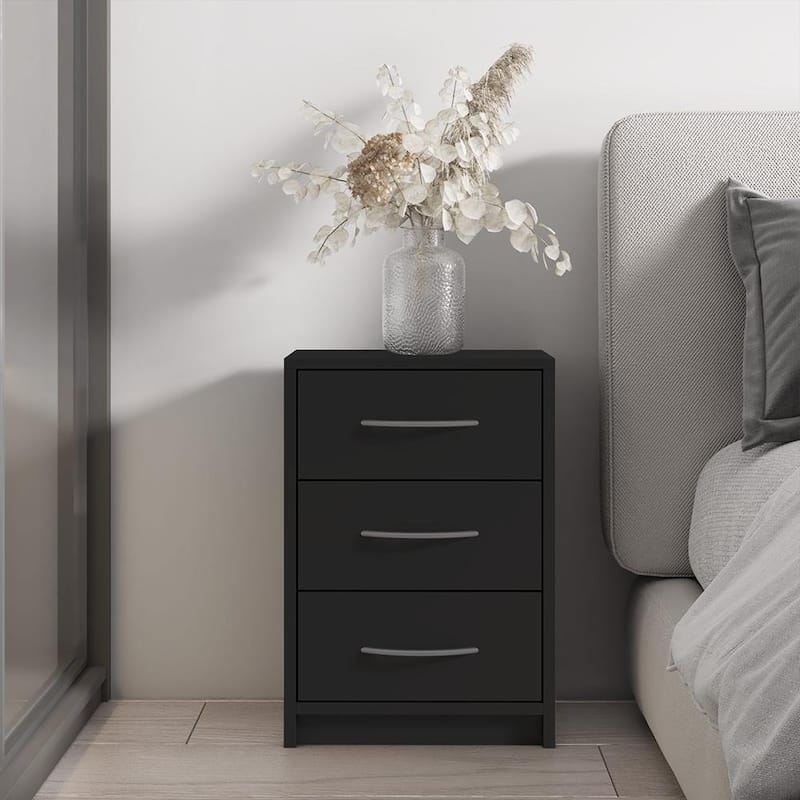 Polo 3D Nightstand - Black