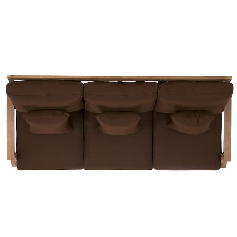 SAFAVIEH Couture Martinique Wood Patio Sofa