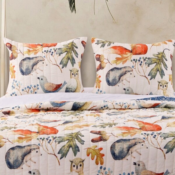 Porch Den Morilon Forest Wildlife Pillow Sham Set Set of 2 On Sale Bed Bath Beyond 22999431