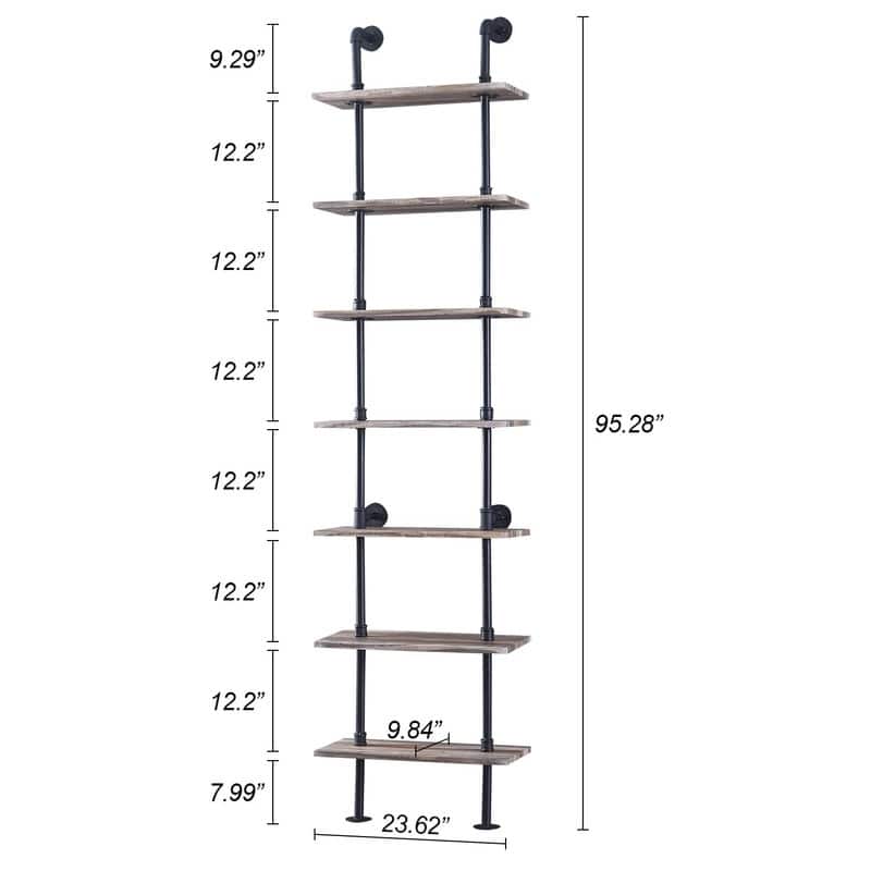 Industrial Pipe Bookshelf