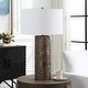 preview thumbnail 3 of 6, Uttermost Malaga Brass Table Lamp - 35.5" H X 20" W X 20" D