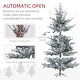 preview thumbnail 6 of 21, HOMCOM 6ft Nordic Pine Artificial Christmas Tree with 795 Snow Flocked Tips, Foldable Metal Stand, Easy Assembly