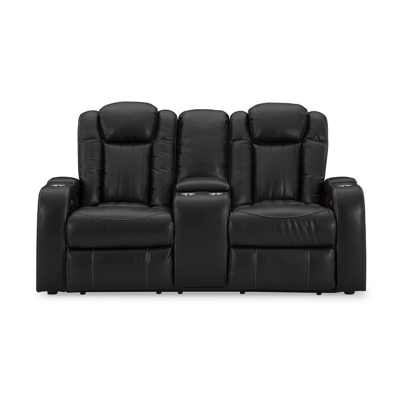 Signature Design by Ashley Caveman Den Black 3-Piece Upholstery Package - 86"W x 42"D x 42"H