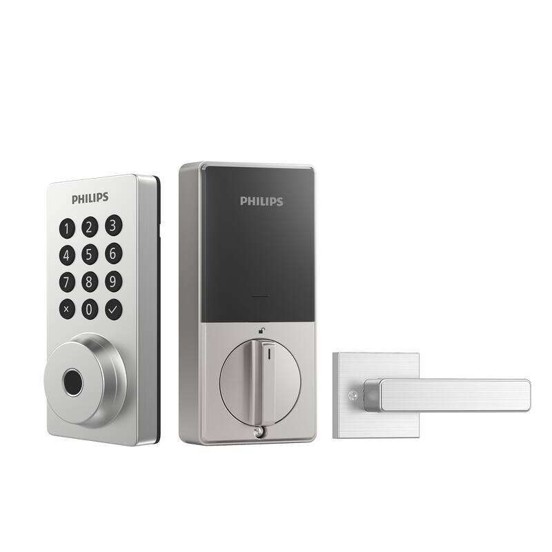 Philips Smart Wi-Fi Door Lock with Lighted Keypad and Lever Set