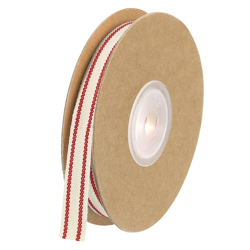 Natural Cotton Stripes Ribbon
