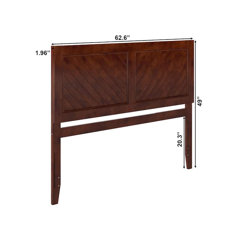 AFI Canyon Wood Headboard with Attachable Charger