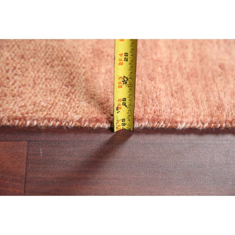 Contemporary Gabbeh Kashkoli Oriental Wool Runner Rug Handmade Carpet - 3'2" x 15'11"