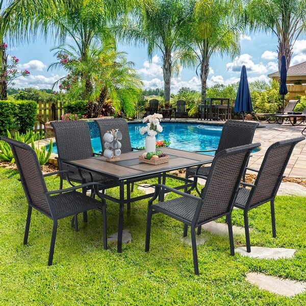 Rattan furniture best sale dining set sale