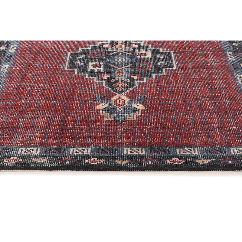 Terra by Obeetee Tuscany Eza Red Rug