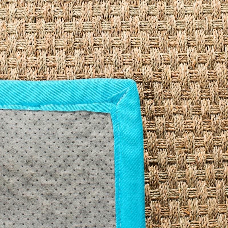 SAFAVIEH Natural Fiber Marina Basketweave Seagrass Rug