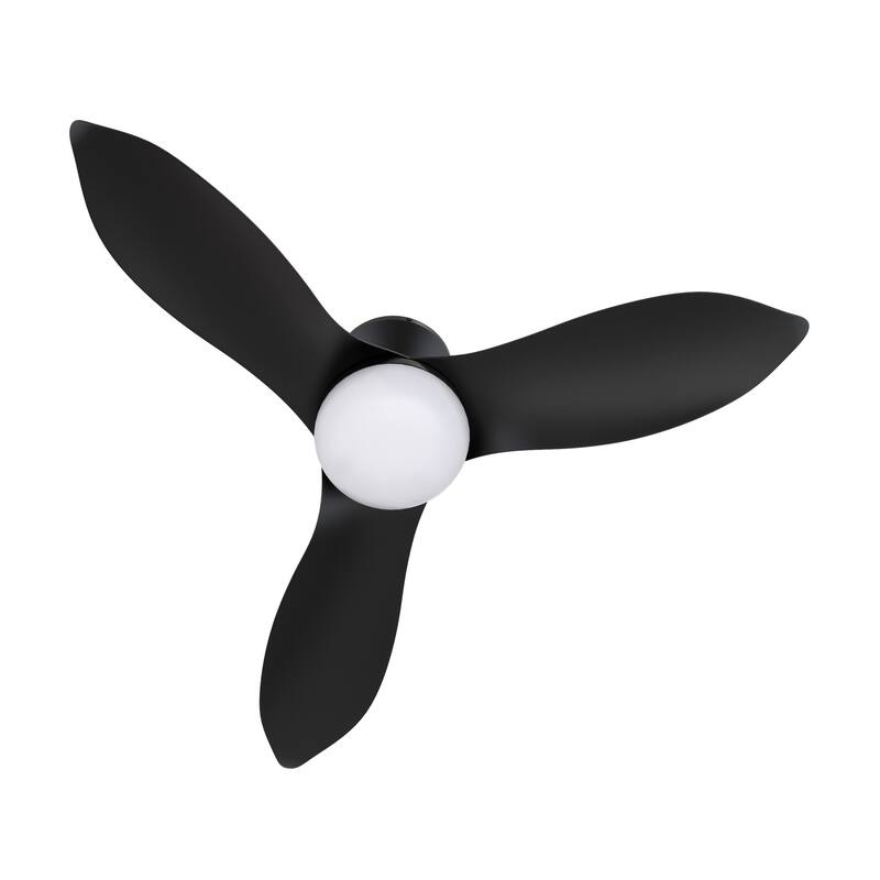 CARRO Chamomile 45" ABS 3-Blade Indoor Smart Ceiling Fan with Light and Remote Control