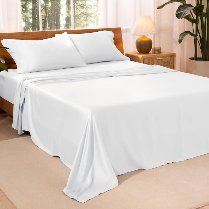 Bare Home TENCEL™ Lyocell Sheet Set - Queen - White