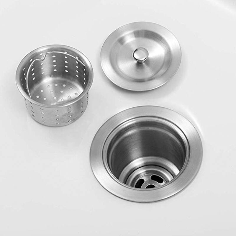 DORNBERG 285R Salena 30" L x 20" W Farmhouse Kitchen Sink with Basket Strainer