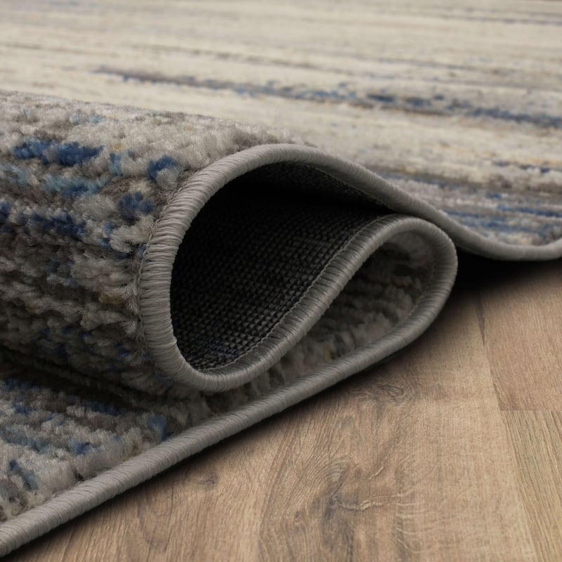 Mohawk Home Urban Abstract Stripe Woven Area Rug