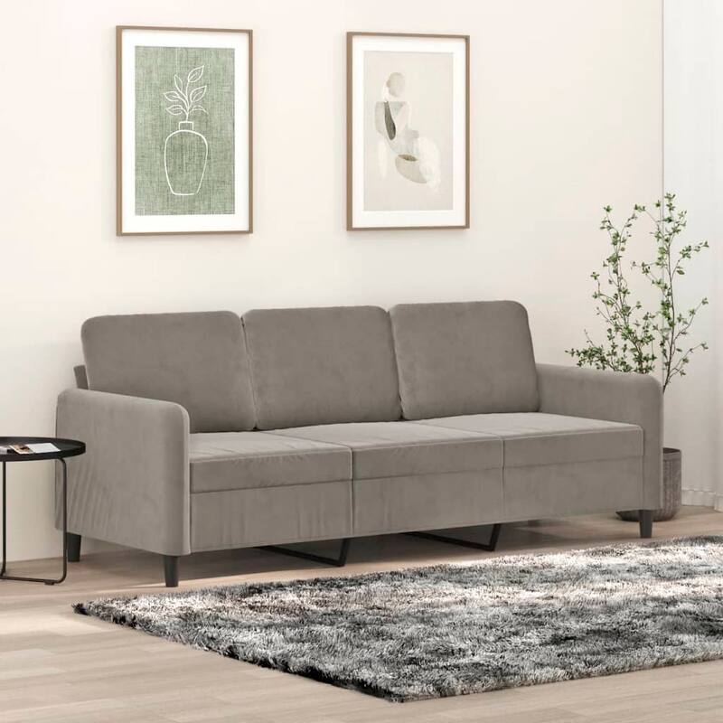 vidaXL Sofa Chair Living Room Accent Upholstered Chair with Armrest Velvet