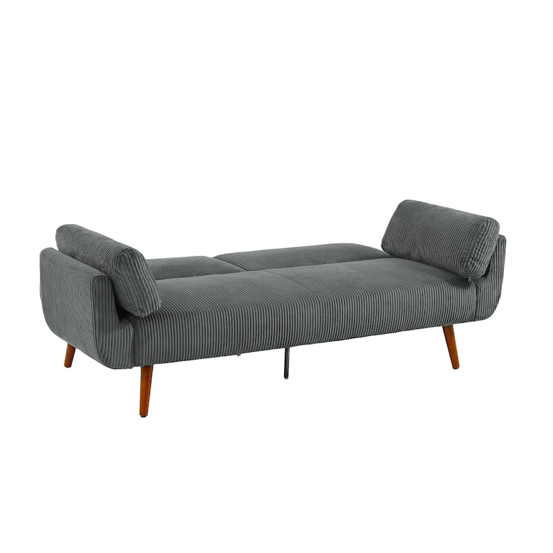 Convertible Corduroy Sleeper Sofa Futon Bed Recliner Lounge