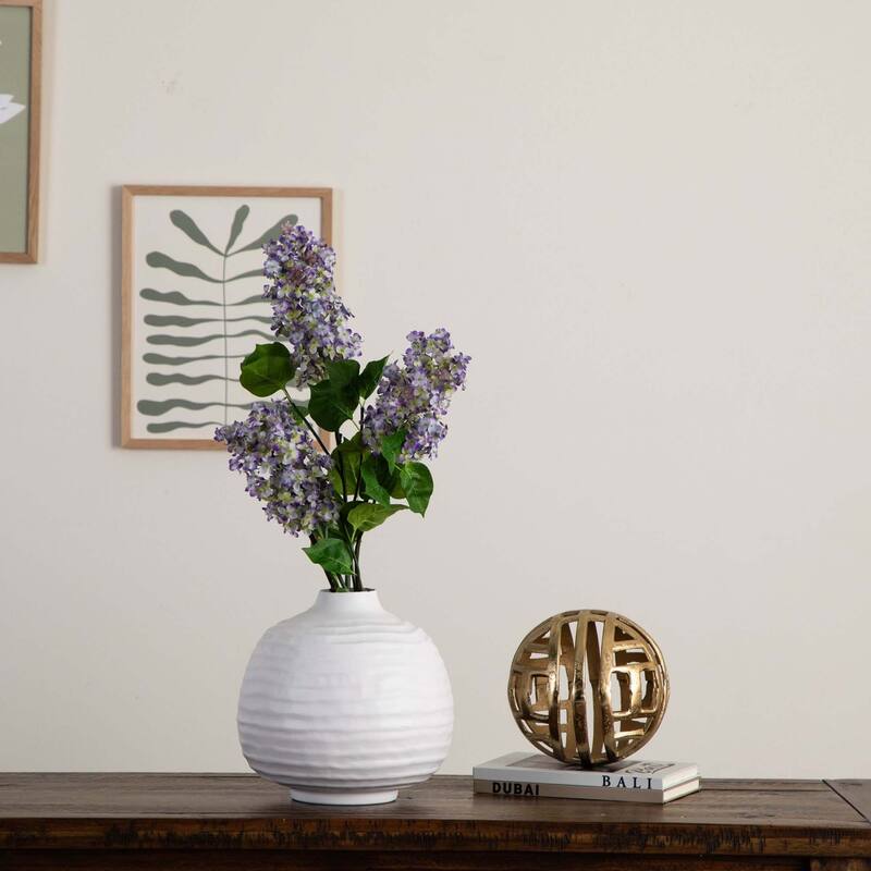 Bendable Lilac Artificial Floral Stem Sprays - 36" - Set of 3 - Purple
