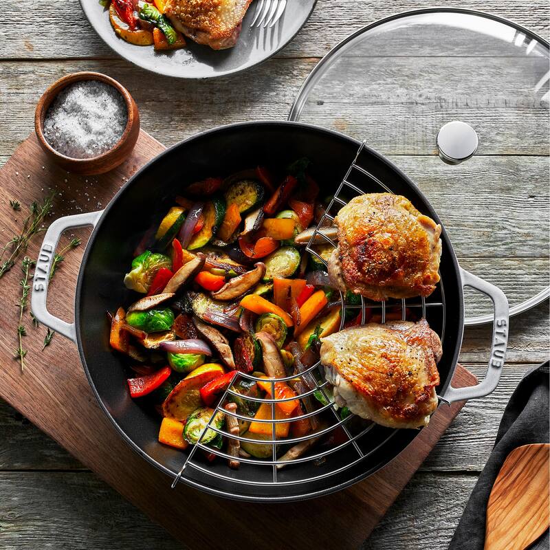 STAUB Cast Iron 4.5-qt Perfect Pan