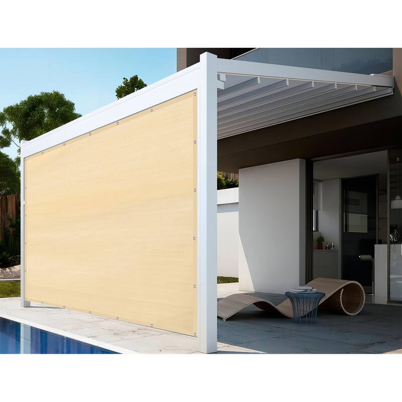 Agfabric 90% Sunscreen Shade Cloth with Grommets (12 Bungee Balls)
