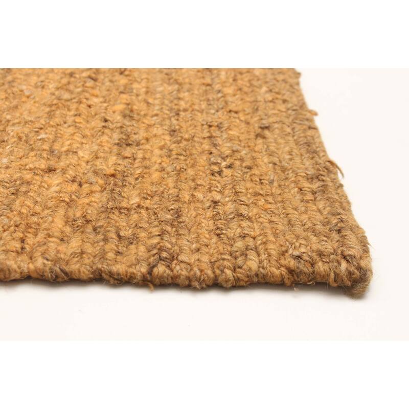 ECARPETGALLERY Flat-Weave Natural Orange Wool Tapestry Kilim - 6'3 x 6'8