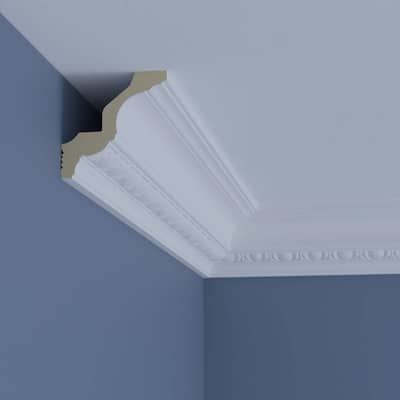 4"H x 4"P x 5 3/4"F x 96"L Felix Crown Moulding - 1-Pack