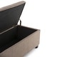 preview thumbnail 40 of 130, WYNDENHALL Franklin 48-in. Wide Contemporary Rectangular Storage Ottoman