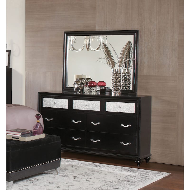 Barzini Modern Classic Wood 7-drawer Dresser