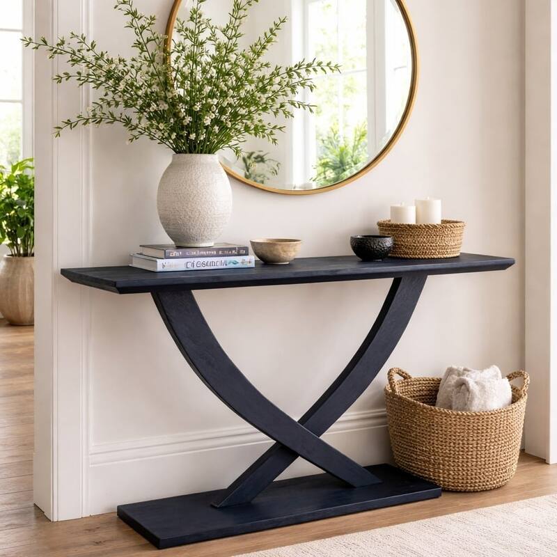 Rasmus Console Table - Navy Blue