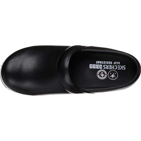 skechers women's soft toe work clog