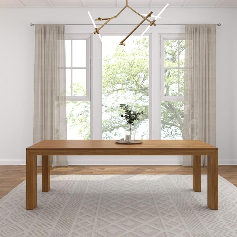 Plank and Beam Modern Solid Wood Conference Dining Table - 94"