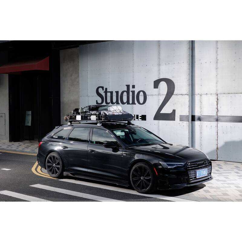 Roof Rack Basket Rooftop Steel Rack, Cargo Carrier with 250 Lbs Capacity, Extension Black Car Top Luggage Holder 64" Universal