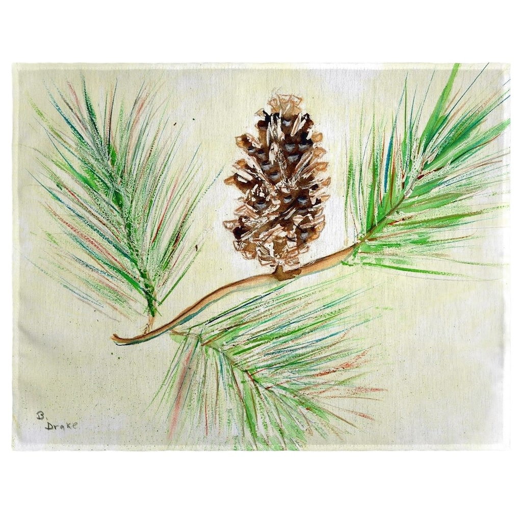 Betsy's Pine Cone Place Mat Set of 4