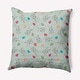 preview thumbnail 7 of 15, Bunnies and Eggs Easter Decorative Throw Pillow Breezeway Green - 14" x 20"