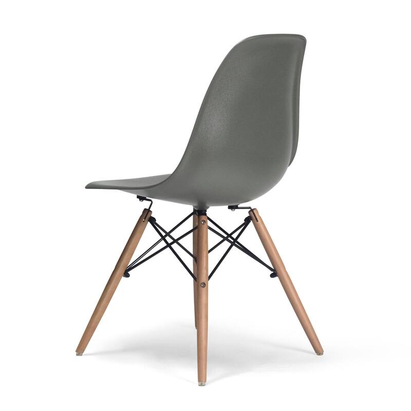 Paris-2 Side Chairs with Natural Legs (Set of 2)