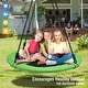 preview thumbnail 10 of 22, Trekassy 700lb 40'' Saucer Tree Swing for Kids Adults 900D Oxford Waterproof with 2pcs Tree Hanging Straps Green