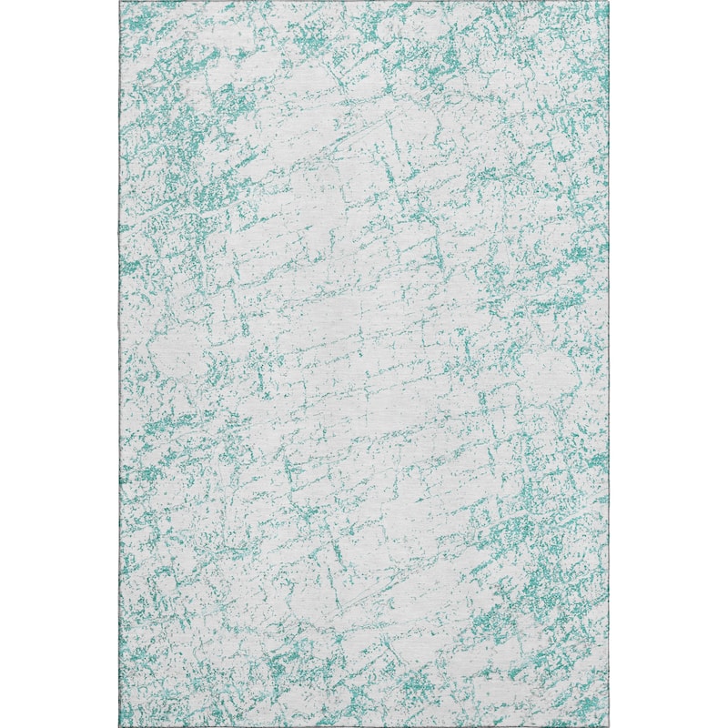 Premium Washable Super Soft Modern Crackle Mayfield Rug