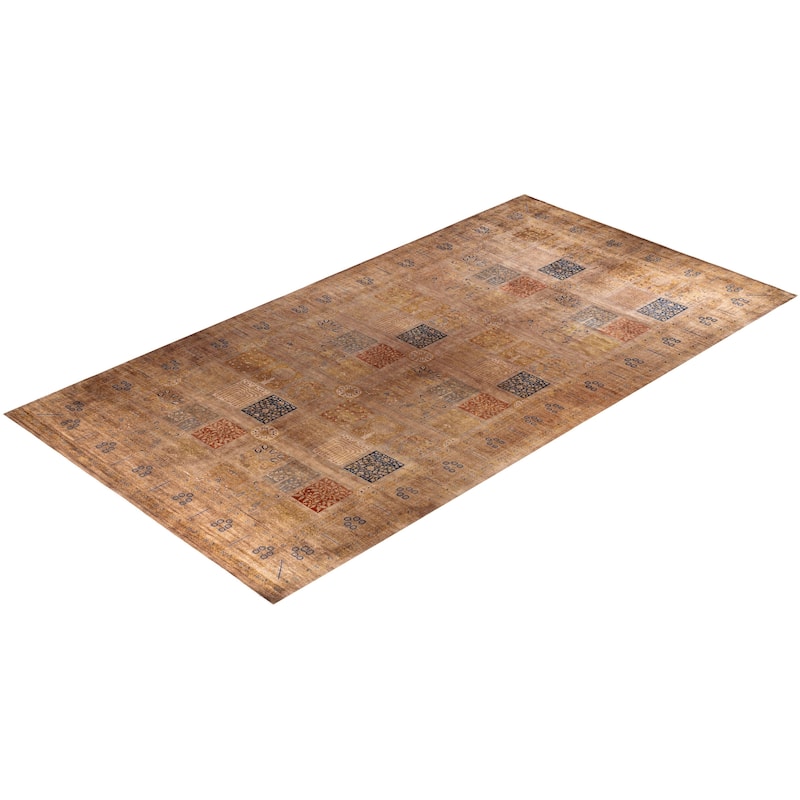 Overdyed One-of-a-Kind Hand-Knotted Area Rug - Beige - 10' 3" x 18' 10"