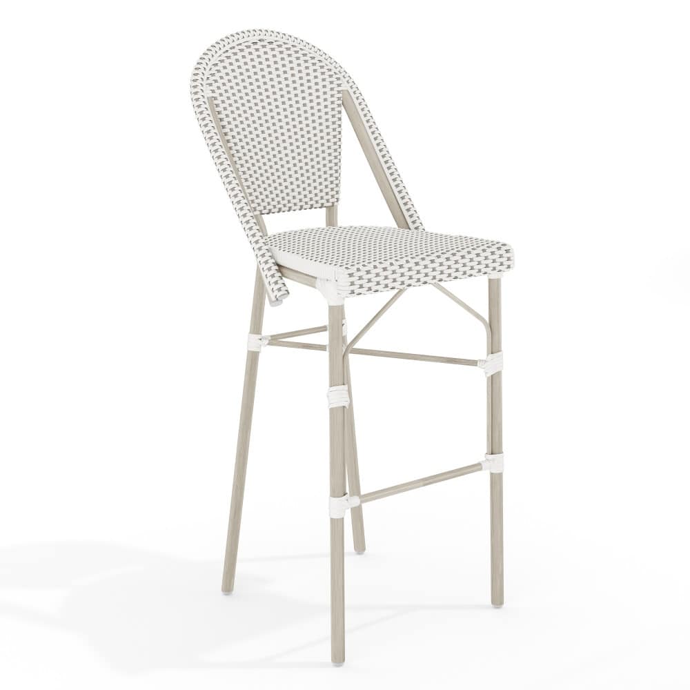 Martha Stewart All-Weather Stackable Patio Bistro Bar Stool - 18.5"W x 23.25"D x 45.75"H