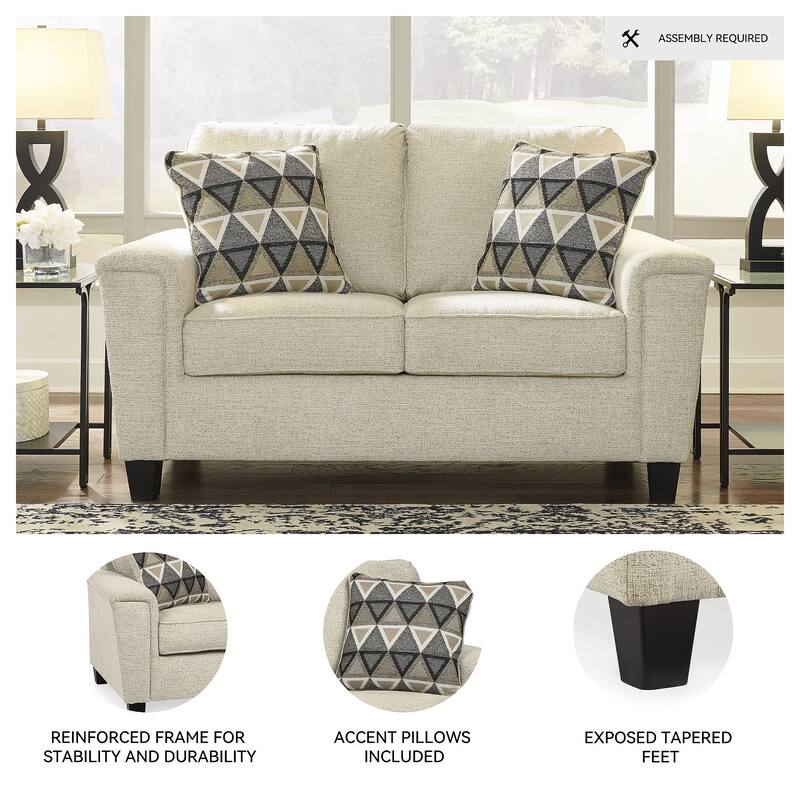 Signature Design by Ashley Abinger Loveseat - 61" W x 38" D x 39" H