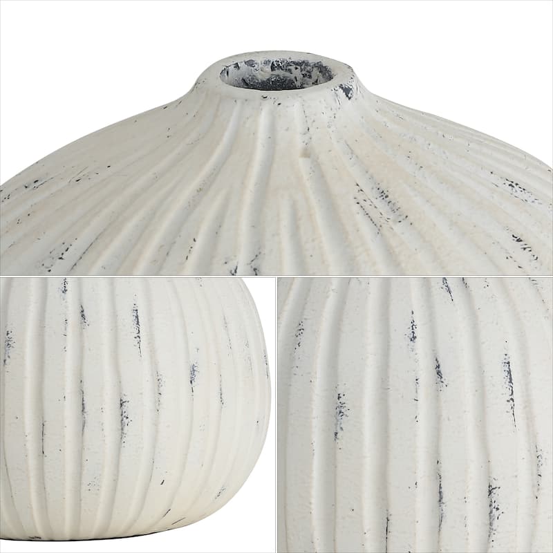 SAFAVIEH Home Nisi 8-inch Round Resin Vase