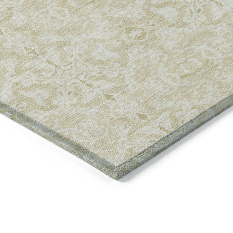 Machine Washable Indoor/ Outdoor Chantille Traditional Medallions Rug