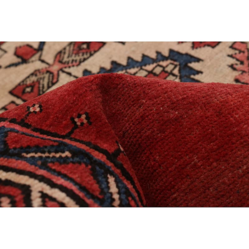 ECARPETGALLERY Hand-knotted Anadol Red Wool Rug - 3'8 x 10'5